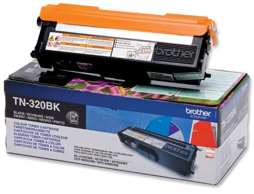 Тонер-картридж Brother TN-320BK для HL-4150CDN, MFC-9465CDN (2500 стр.) (черный) Тонер-картридж Brother TN-320BK для HL-4150CDN, MFC-9465CDN (2500 стр.) (черный)