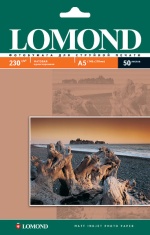 Бумага Lomond 0102069 матовая 230г/м2, 148,5x210 (A5), 50л. Бумага Lomond 0102069 матовая 230г/м2, 148,5x210 (A5), 50л.