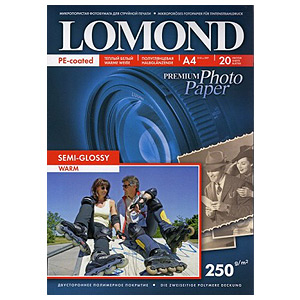 Бумага Lomond 1103304 Premium Semi-Glossy Warm полуглянцевая 250г/м2, A4 20л. Бумага Lomond 1103304 Premium Semi-Glossy Warm полуглянцевая 250г/м2, A4 20л.