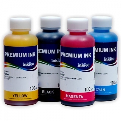 Комплект чернил InkTec B1100 для Brother LC980/LC985/LC1100/LC3617/LC3619 (Bk/C/M/Y) 4x100 мл. DCP-145C/165C/185C/385C/535CN/585CW/6690CW/J125/J315W/J515W, MFC-250C/290C/490C/670CD/790CW/930CDN/990CW/5490CN/5890CN/6490CN/6890CDW/J220/J265W/J410/J415W Комплект чернил InkTec B1100 для Brother LC980/LC985/LC1100/LC3617/LC3619 (Bk/C/M/Y) 4x100 мл. DCP-145C/165C/185C/385C/535CN/585CW/6690CW/J125/J315W/J515W, MFC-250C/290C/490C/670CD/790CW/930CDN/990CW/5490CN/5890CN/6490CN/6890CDW/J220/J265W/J410/J415W