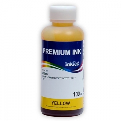 Чернила InkTec B1100-100MY для Brother LC980Y/LC985Y/LC1100Y/LC3617Y/LC3619Y (Yellow Dye) 100 мл. DCP-145C/165C/185C/385C/535CN/585CW/6690CW/J125/J315W/J515W, MFC-250C/290C/490C/670CD/790CW/930CDN/990CW/5490CN/5890CN/6490CN/6890CDW/J220/J265W/J410 Чернила InkTec B1100-100MY для Brother LC980Y/LC985Y/LC1100Y/LC3617Y/LC3619Y (Yellow Dye) 100 мл. DCP-145C/165C/185C/385C/535CN/585CW/6690CW/J125/J315W/J515W, MFC-250C/290C/490C/670CD/790CW/930CDN/990CW/5490CN/5890CN/6490CN/6890CDW/J220/J265W/J410