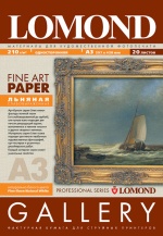 Бумага Lomond 0913132 Linen 'Льняная фактура' 210г/м2, A3 20л., средневыраженная льняная фактура, натурально-белого цвета, односторонняя Бумага Lomond 0913132 Linen 'Льняная фактура' 210г/м2, A3 20л., средневыраженная льняная фактура, натурально-белого цвета, односторонняя