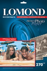 Бумага Lomond 1106100 Premium Super-Glossy Bright суперглянцевая 270г/м2, A4 20л. Бумага Lomond 1106100 Premium Super-Glossy Bright суперглянцевая 270г/м2, A4 20л.