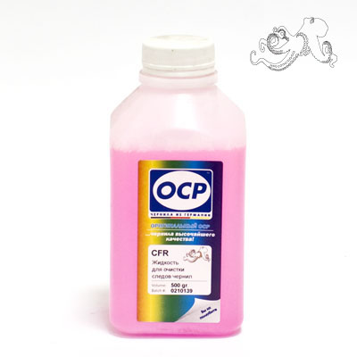Промывочная жидкость OCP CFR/CLW (Cleaning Fluid Red) (500мл) для очистки от следов чернил наружной поверхности заправляемых картриджей и других пластиковых поверхностей (красная) Промывочная жидкость OCP CFR/CLW (Cleaning Fluid Red) (500мл) для очистки от следов чернил наружной поверхности заправляемых картриджей и других пластиковых поверхностей (красная)