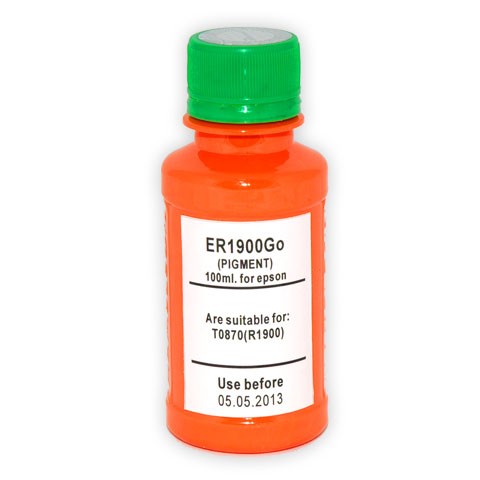 Чернила Epson HAMELEON EP 1900GO (Gloss Optimizer Pigment) 100 мл. (Premium Ink) для Stylus Photo R800/R1800/R1900/R2000, SureColor SC-P400 Чернила Epson HAMELEON EP 1900GO (Gloss Optimizer Pigment) 100 мл. (Premium Ink) для Stylus Photo R800/R1800/R1900/R2000, SureColor SC-P400