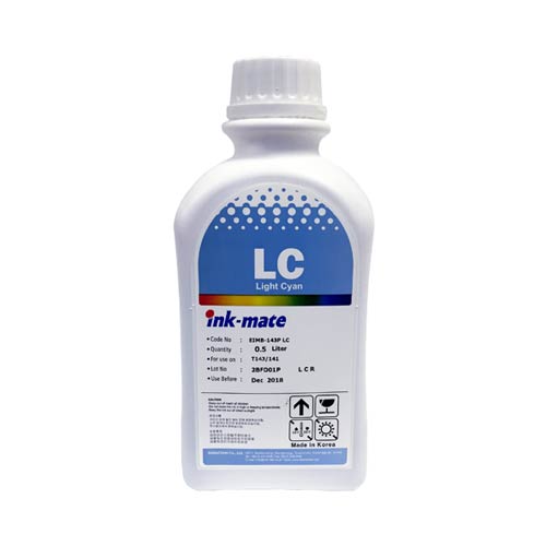 Чернила Epson InkMate EIMB-143PLC (Light Cyan Pigment) для T50, R270/R290/R390, 1410/1500, TX650/TX710W/TX800FW, P50, PX660/PX730WD/PX830FWD, L800/L805/L810/L850/L1800 (T0795/T0805/T0815/T0825/T6735) 500 мл. Чернила Epson InkMate EIMB-143PLC (Light Cyan Pigment) для T50, R270/R290/R390, 1410/1500, TX650/TX710W/TX800FW, P50, PX660/PX730WD/PX830FWD, L800/L805/L810/L850/L1800 (T0795/T0805/T0815/T0825/T6735) 500 мл.