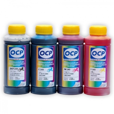 Комплект чернил OCP (BKP 249, C 143, M 143, Y 143) для HP №920/178 4x100 мл. HP OfficeJet Pro 6000/6500/7000/7500 Series, DeskJet 3070A Комплект чернил OCP (BKP 249, C 143, M 143, Y 143) для HP №920/178 4x100 мл. HP OfficeJet Pro 6000/6500/7000/7500 Series, DeskJet 3070A