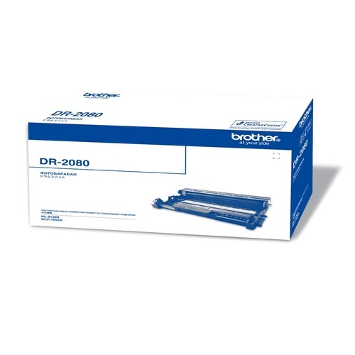 Драм-картридж Brother DR-2080 для HL-2130R, DCP-7055R/DCP-7055WR (12000 стр.) Драм-картридж Brother DR-2080 для HL-2130R, DCP-7055R/DCP-7055WR (12000 стр.)