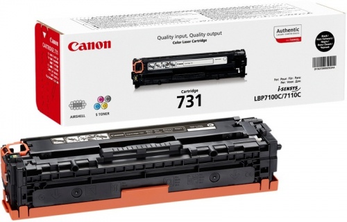 Картридж Canon 731Bk (черный) Canon LBP-7100Cn/LBP-7110Cw/LBP-7100n, MF623/MF628 (1400 стр.)