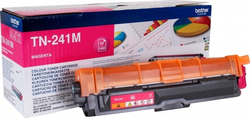 Тонер-картридж Brother TN-241M для HL-3140CW/HL-3170СDW, DCP-9020CDW, MFC-9330CDW (пурпурный) (1400 стр.) Тонер-картридж Brother TN-241M для HL-3140CW/HL-3170СDW, DCP-9020CDW, MFC-9330CDW (пурпурный) (1400 стр.)