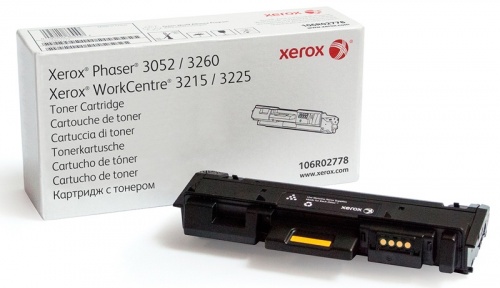 Тонер-картридж Xerox 106R02778 для Xerox WorkCentre 3215/3225, Phaser 3052/3260 (черный) (3000 стр.) Тонер-картридж Xerox 106R02778 для Xerox WorkCentre 3215/3225, Phaser 3052/3260 (черный) (3000 стр.)