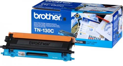 Тонер-картридж Brother TN-130C для HL-4040CN/HL-4050CDN/HL-4070CDW, DCP-9040CN/DCP-9450CDN/DCP-9840CDW, MFC-9042CDN/MFC-9045CDN/MFC-9440CN (голубой) (1500 стр.)