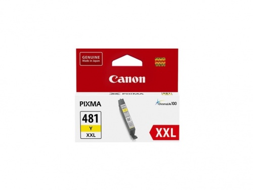 Картридж Canon CLI-481Y XXL (Yellow) Pixma TS6140/TS8140/TS9140, TR7540/TR8540 (830 стр.)