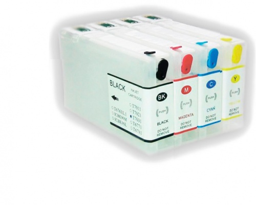 Заправляемые картриджи Epson WorkForce Pro WP-4000/WP-4015/WP-4500 (WorkForce Pro WP-4015/4025/4095/4515/4525/4535/4595) (IST) (без чернил) (4 картриджа с авточипами) (T7021-7024) 6.3 (4015DN/4095DN, 4514DN/4525DNF/4595DNF) Заправляемые картриджи Epson WorkForce Pro WP-4000/WP-4015/WP-4500 (WorkForce Pro WP-4015/4025/4095/4515/4525/4535/4595) (IST) (без чернил) (4 картриджа с авточипами) (T7021-7024) 6.3 (4015DN/4095DN, 4514DN/4525DNF/4595DNF)