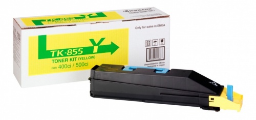 Тонер-картридж Kyocera TK-855Y (желтый) Kyocera TASKalfa 400Ci/500Ci  (18000 стр.)