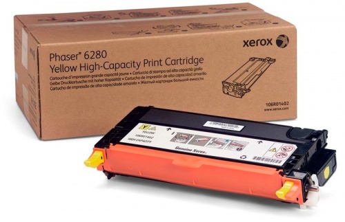 Тонер-картридж Xerox 106R01402 для Xerox Phaser 6280 (желтый, 5900 стр.) Тонер-картридж Xerox 106R01402 для Xerox Phaser 6280 (желтый, 5900 стр.)
