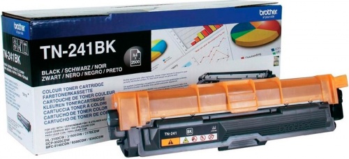 Тонер-картридж Brother TN-241BK для HL-3140CW/HL-3170СDW, DCP-9020CDW, MFC-9330CDW (черный) (2500 стр.) Тонер-картридж Brother TN-241BK для HL-3140CW/HL-3170СDW, DCP-9020CDW, MFC-9330CDW (черный) (2500 стр.)