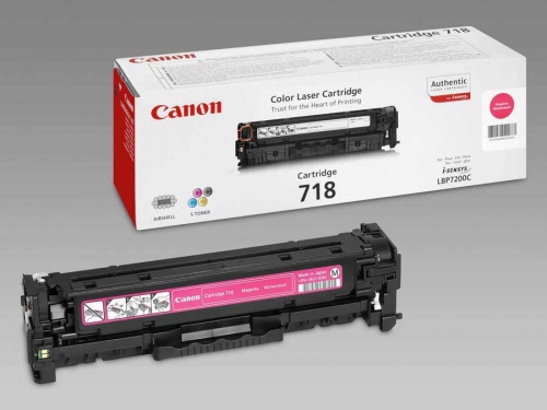 Картридж Canon 718M (пурпурный) Canon LBP-7200C, MF-8330C/MF-8350C/MF-8540Cdn (2900 стр.)