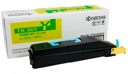 Тонер-картридж Kyocera TK-865Y (желтый) Kyocera TASKalfa 250ci/300ci (12000 стр.)
