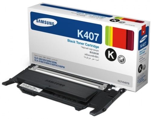 Картридж Samsung CLT-K407S для CLP-320/CLP-320N/CLP-325, CLX-3185/CLX-3185N/CLX-3185FN Black (черный) (1500) Картридж Samsung CLT-K407S для CLP-320/CLP-320N/CLP-325, CLX-3185/CLX-3185N/CLX-3185FN Black (черный) (1500)