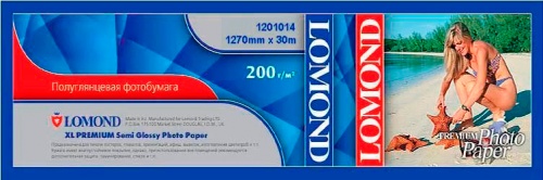 Ролик Lomond 1201014 Premium Semi-Glossy полуглянцевая фотобумага повышенного качества, 1270мм x 30м x 50,8мм 200г/м2 Ролик Lomond 1201014 Premium Semi-Glossy полуглянцевая фотобумага повышенного качества, 1270мм x 30м x 50,8мм 200г/м2