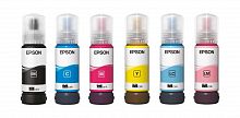 Комплект контейнеров с чернилами Epson №108 T09C74A 6x70ml (6 цветов) L8050/L8058/L18050/L18058 (Black/Cyan/Magenta/Yellow/Light Cyan/Light Magenta Ink Bottle) тех/упаковка
