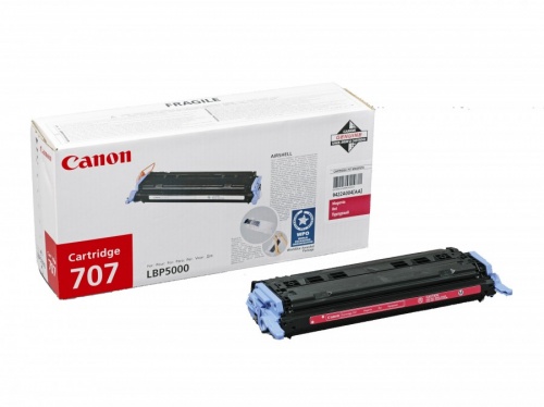 Картридж Canon 707M (пурпурный) Canon LBP-5000/LBP-5100 (2000 стр.) Картридж Canon 707M (пурпурный) Canon LBP-5000/LBP-5100 (2000 стр.)