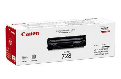 Картридж Canon 728 (черный) Canon MF-4410/MF-4430/MF-4450/MF-4550D/MF-4570DN/MF-4580DN (2100 стр.) Картридж Canon 728 (черный) Canon MF-4410/MF-4430/MF-4450/MF-4550D/MF-4570DN/MF-4580DN (2100 стр.)