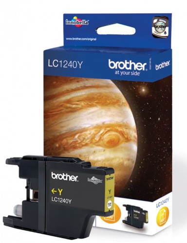 Картридж Brother LC1240 Y (желтый) MFC-J5910DW/MFC-J6510DW/MFC-J6710DW/MFC-J6910DW (600 стр.)