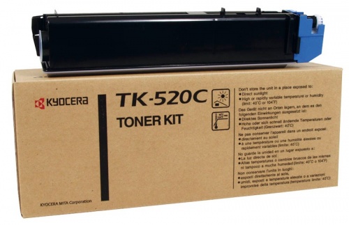 Тонер-картридж Kyocera TK-520C (голубой) Kyocera FS-C5015N (4000 стр.) Тонер-картридж Kyocera TK-520C (голубой) Kyocera FS-C5015N (4000 стр.)