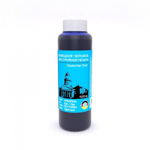 Чернила BURSTEN для Epson T50, P50, L800/L805/L810/L850/L1800 Light Cyan (Dye) (100мл.)