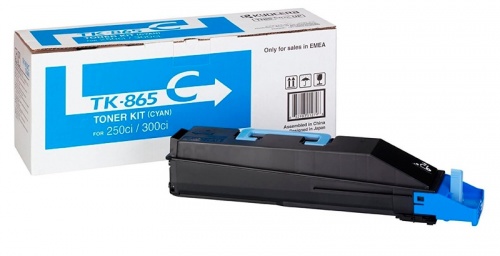 Тонер-картридж Kyocera TK-865C (голубой) Kyocera TASKalfa 250ci/300ci (12000 стр.)