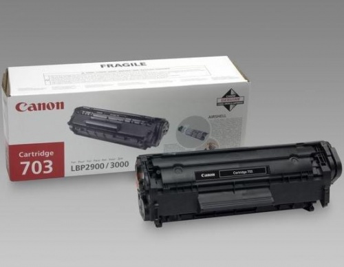 Картридж Canon Cartridge 103/303/703 (черный) Canon LBP-2900/LBP-3000, HP LJ 1010/1012/1015/1018/1020/1022/3015/3020/3030, M1319F MFP (Q2612A) (2000 стр.)