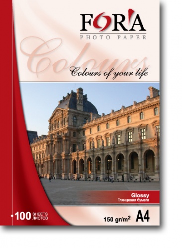 Фотобумага FORA Глянцевая (Glossy), 10x15, 230г/м2, 50л. FR-G2301050 (80 шт. в кообке)