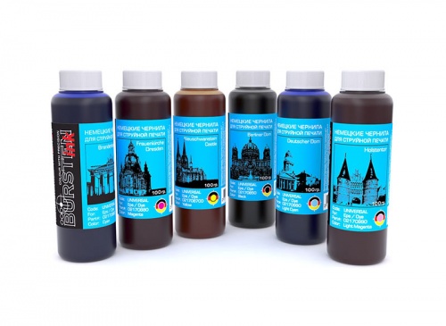 Чернила BURSTEN для Epson T50, P50, L800/L805/L810/L850/L1800 (Dye) (6x100мл.) Чернила BURSTEN для Epson T50, P50, L800/L805/L810/L850/L1800 (Dye) (6x100мл.)