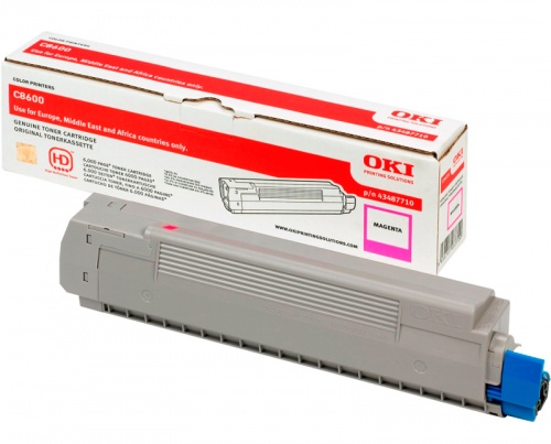 Тонер-картридж OKI C8600/C8800 Magenta (6000 стр.) 43487710/43487722 Тонер-картридж OKI C8600/C8800 Magenta (6000 стр.) 43487710/43487722