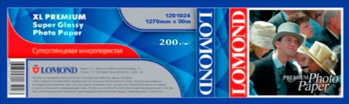 Ролик Lomond 1201024 Premium Super-Glossy суперглянцевая фотобумага повышенного качества, 1270мм x 30м x 50,8мм 200г/м2 Ролик Lomond 1201024 Premium Super-Glossy суперглянцевая фотобумага повышенного качества, 1270мм x 30м x 50,8мм 200г/м2