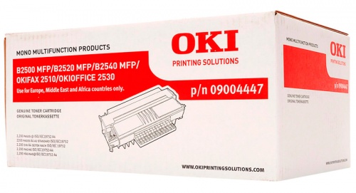 Тонер-картридж OKI B2500MFP (EURO) (2200) 09004447