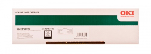 Тонер-картридж OKI C8600/C8800 Black (6000 стр.) 43487712/43487724 Тонер-картридж OKI C8600/C8800 Black (6000 стр.) 43487712/43487724