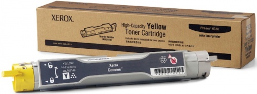 Тонер-картридж Xerox 106R01146 для Xerox Phaser 6350 (желтый, 10000 стр.) Тонер-картридж Xerox 106R01146 для Xerox Phaser 6350 (желтый, 10000 стр.)