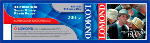 Ролик Lomond 1201022 Premium Super-Glossy суперглянцевая фотобумага повышенного качества, 914мм x 30м x 50,8мм 200г/м2 Ролик Lomond 1201022 Premium Super-Glossy суперглянцевая фотобумага повышенного качества, 914мм x 30м x 50,8мм 200г/м2