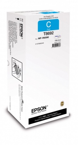 Контейнер с чернилами Epson T869240 Cyan XXL (голубой) WorkForce Pro WF-R8590DTWF (75000 стр.) (пигмент) Контейнер с чернилами Epson T869240 Cyan XXL (голубой) WorkForce Pro WF-R8590DTWF (75000 стр.) (пигмент)