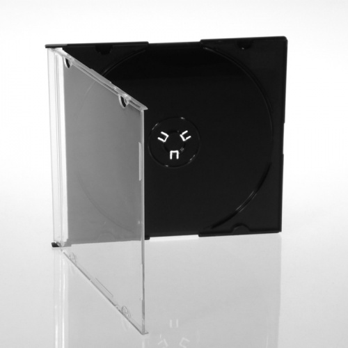 Коробка на 1 CD (Slim Box) Black (черная) 5мм (миним.заказ 10шт.) Коробка на 1 CD (Slim Box) Black (черная) 5мм (миним.заказ 10шт.)