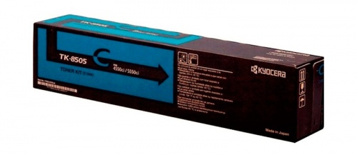 Тонер-картридж Kyocera TK-8505C (голубой) Kyocera TASKalfa 4550ci/5550ci (20000 стр.) Тонер-картридж Kyocera TK-8505C (голубой) Kyocera TASKalfa 4550ci/5550ci (20000 стр.)