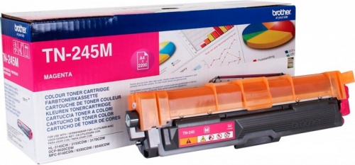 Тонер-картридж Brother TN-245M для HL-3140CW/HL-3170СDW, DCP-9020CDW, MFC-9330CDW (пурпурный) (2200 стр.)