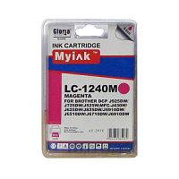 Картридж Brother LC1240 M (пурпурный) DCP-J525W/DCP-J725DW/DCP-J925DW, MFC-J430W/MFC-J625DW/MFC-J825DW/MFC-J5910DW/MFC-J6510DW/MFC-J6710DW/MFC-J6910DW (600 стр.) MyInk