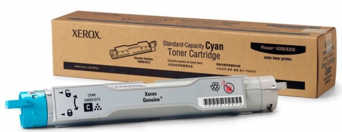 Тонер-картридж Xerox 106R01073 для Xerox Phaser 6300/6350 (голубой, 4000 стр.) Тонер-картридж Xerox 106R01073 для Xerox Phaser 6300/6350 (голубой, 4000 стр.)