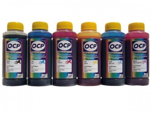 Комплект чернил OCP (BK 90, C 93, M 93, Y 93, ML 94, CL 94) для HP Vivera №177 6x100 мл. НР Photosmart 3213/3313/8253, C5183/C6183/C6283/C7183/C7283/C8183, D7163/D7363/D7463 Комплект чернил OCP (BK 90, C 93, M 93, Y 93, ML 94, CL 94) для HP Vivera №177 6x100 мл. НР Photosmart 3213/3313/8253, C5183/C6183/C6283/C7183/C7283/C8183, D7163/D7363/D7463